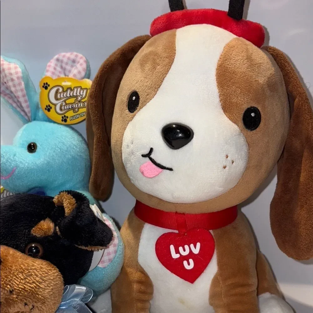 Plush Animal Toy Set - Multicolor